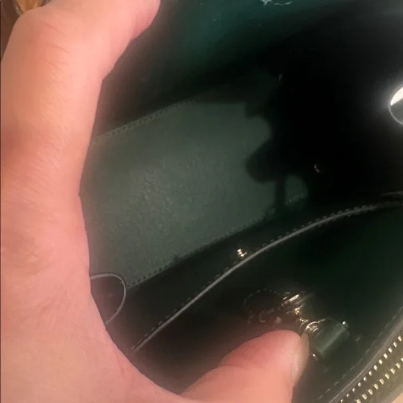 Kate Spade Croc-Embossed Mini Two Way Bag - Picture 5 of 9